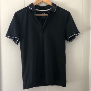 Black Armani Exchange Polo